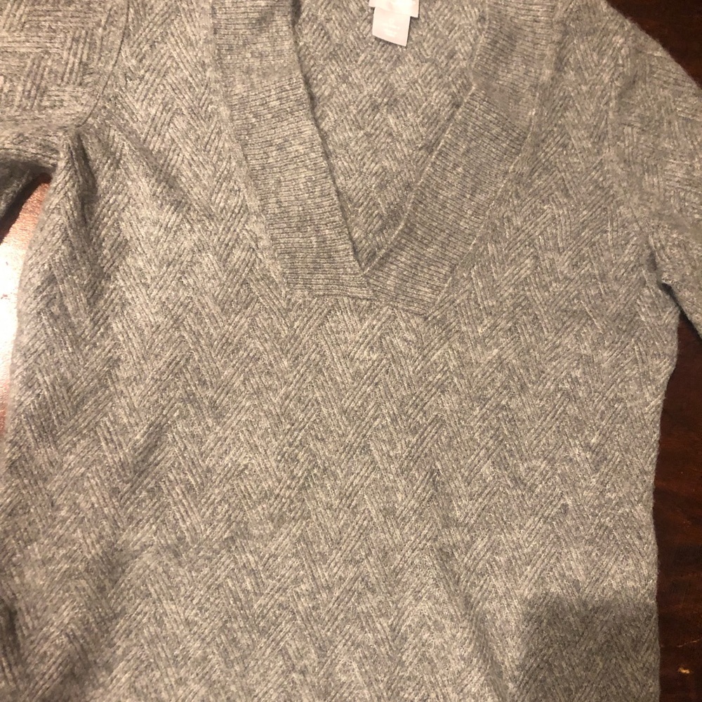 Chicos Herringbone Sweater